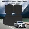 imageLASFIT Floor Mats amp Cargo Liner with Backrest Mat for GMC Acadia 20172023 Only Fit 7 Seats All Weather TPE Custom Fit Floor Mats for Cars 3 Rows Floor Liners Car Mats Full Set Black20162026  For Volvo XC90  BackrestCargo Mats