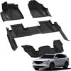imageLASFIT Floor Mats amp Cargo Liner with Backrest Mat for GMC Acadia 20172023 Only Fit 7 Seats All Weather TPE Custom Fit Floor Mats for Cars 3 Rows Floor Liners Car Mats Full Set Black20222026  For Acura MDX  1st  2nd  3rd Row