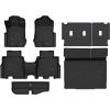 imageLASFIT Floor Mats for 2025 2026 Ford Expedition 7 Seats Standard Not Fit 8 Seats and Not Fit MaxAll Weather Protection TPE Easy Clean Floor Liners3Row4PCS Black4 Bronco 4door 2125  Combo Set Carpet Floor