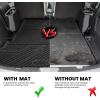 imageLASFIT Floor Mats for 2025 2026 Ford Expedition 7 Seats Standard Not Fit 8 Seats and Not Fit MaxAll Weather Protection TPE Easy Clean Floor Liners3Row4PCS Black3 Explorer 67 Seats 1119  CargoSeatback