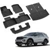 imageLASFIT Floor Mats for 2025 2026 Ford Expedition 7 Seats Standard Not Fit 8 Seats and Not Fit MaxAll Weather Protection TPE Easy Clean Floor Liners3Row4PCS Black3 Explorer 7Seat 2026  Combo Set