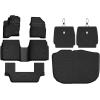 imageLASFIT Floor Mats for 2025 2026 Ford Expedition 7 Seats Standard Not Fit 8 Seats and Not Fit MaxAll Weather Protection TPE Easy Clean Floor Liners3Row4PCS Black12 Flex 200919 7 MKT 201019  Combo Set
