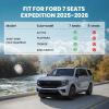 imageLASFIT Floor Mats for 2025 2026 Ford Expedition 7 Seats Standard Not Fit 8 Seats and Not Fit MaxAll Weather Protection TPE Easy Clean Floor Liners3Row4PCS Black7 Expedition Standard 7Seat 2526  3 Rows