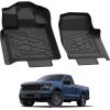 imageLASFIT Floor Mats for 2025 2026 Ford Expedition 7 Seats Standard Not Fit 8 Seats and Not Fit MaxAll Weather Protection TPE Easy Clean Floor Liners3Row4PCS Black1 F150 Regular Cab 1526  1st Row Bench Only