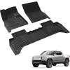imageLASFIT Floor Mats for Toyota Grand Highlander 2026 2025 2024 Fits Without or with subwoofer Include Hybrid All Weather TPE Custom Fit Rear Trunk Mat for Grand Highlander Accessories20252026For Rivian R1TFloor Mats