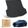 imageLASFIT Floor Mats for Toyota Grand Highlander 2026 2025 2024 Fits Without or with subwoofer Include Hybrid All Weather TPE Custom Fit Rear Trunk Mat for Grand Highlander Accessories20232026For Lexus RXCargo Mat
