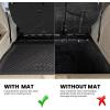 imageLASFIT Floor Mats for Toyota Grand Highlander 2026 2025 2024 Fits Without or with subwoofer Include Hybrid All Weather TPE Custom Fit Rear Trunk Mat for Grand Highlander Accessories20082016For TownCountryCargoBackrest Mat
