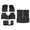 imageLASFIT Floor Mats for Volkswagen VW Tiguan 20182024Fit 7 Seats AllWeather Protection TPE Car Mats 3 Rows Floor Liners amp Trunk Mats amp Seatback Mats Full Set for VW Tiguan Accessories Black