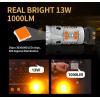imageLASFIT PWY24W LED Bulbs Turn Signal Light PW24W Built in Resistor Canbus Error Free Extremely Bright Blinker AmberYellow Replacement Upgraded Pack of 2Amber