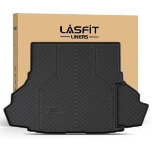 imageLASFIT Cargo Mat for Ford Mustang 20152023 with or Without Subwoofer Trunk Liner Custom Fit All Weather Protector TPE OnePiece Design Easy Installation Trunk Mat 1pc Black9 Mustang 1523  Cargo Mat