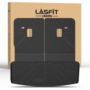 imageLASFIT Floor Mats 20192026 for Chevy SilveradoGMC Sierra 1500 20202026 2500HD 3500HD Only Double CabBench Seat Only Fit with Rear UnderSeat Storage But Not Fit 2nd Row Plastic StorageFit for GMC Acadia 20172023