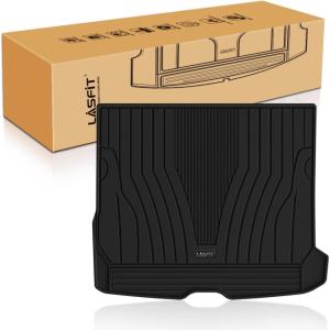 imageLASFIT Floor Mats amp Cargo Liner with Backrest Mat for GMC Acadia 20172023 Only Fit 7 Seats All Weather TPE Custom Fit Floor Mats for Cars 3 Rows Floor Liners Car Mats Full Set Black20232026  For Mercedes Benz GLC  Cargo Mat