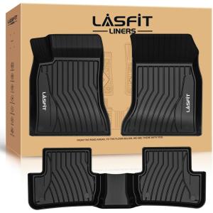 imageLASFIT Floor Mats amp Cargo Liner with Backrest Mat for GMC Acadia 20172023 Only Fit 7 Seats All Weather TPE Custom Fit Floor Mats for Cars 3 Rows Floor Liners Car Mats Full Set Black7 For Benz CLA 20142019For Benz GLA  20152020 1st  2nd Row