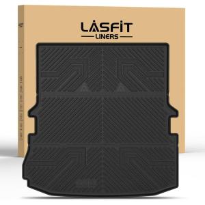 imageLASFIT Floor Mats for 2025 2026 Ford Expedition 7 Seats Standard Not Fit 8 Seats and Not Fit MaxAll Weather Protection TPE Easy Clean Floor Liners3Row4PCS Black3 Explorer 67 Seats 1119  CargoSeatback