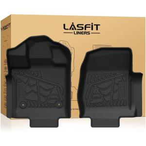 imageLASFIT Floor Mats for 2025 2026 Ford Expedition 7 Seats Standard Not Fit 8 Seats and Not Fit MaxAll Weather Protection TPE Easy Clean Floor Liners3Row4PCS Black1 F150 Regular Cab 1526  1st Row Bench Only