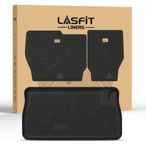 imageLASFIT Floor Mats for Toyota Grand Highlander 2026 2025 2024 Fits Without or with subwoofer Include Hybrid All Weather TPE Custom Fit Rear Trunk Mat for Grand Highlander Accessories20082016For TownCountryCargoBackrest Mat