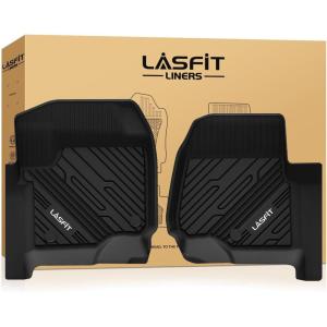 imageLASFIT Floor MatsampCargo Backrest Mat for Ford Edge 20152024Costom Fit All Weather Protection TPE Easy Clean Floor Liners Keep Your Car Trunk Clean and Tidy1pcs2 SuperDuty 1726  1st Row Carpet Floor Only