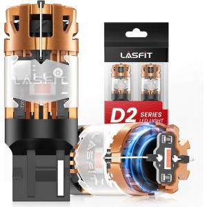 imageLASFIT PWY24W LED Bulbs Turn Signal Light PW24W Built in Resistor Canbus Error Free Extremely Bright Blinker AmberYellow Replacement Upgraded Pack of 2Red