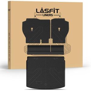 imageLASFIT Rear Seat Back Protector for Honda HRV 20232026All Weather TPE Pet Friendly Custom Fit HRV Second Row Back Seat Cover Backseat Mat Liner2For Honda CRV  20232026  Cargo Mat with Backrest Mat Upper Position