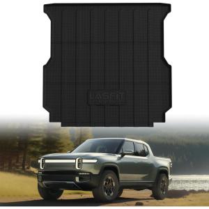 imageLASFIT Truck Tailgate Mat 20152022 for Chevrolet Chevy Colorado amp GMC Canyon All Weather TPE Tailgate Protector Liner for Chevy ColoradoGMC Canyon Tailgate Accessories Not Fit Dropin Liners20222026  For Rivian R1T  Truck Bed Mats