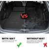 imageLASFIT Full Set Floor Mats for Subaru Outback 2026 All Weather TPE Custom Fit Floor Liners 1st amp 2nd Row amp Seat Back Mat amp Cargo Mat for Outback 2026Black4For Subaru Outback  2026
