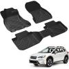 imageLASFIT Full Set Floor Mats for Subaru Outback 2026 All Weather TPE Custom Fit Floor Liners 1st amp 2nd Row amp Seat Back Mat amp Cargo Mat for Outback 2026Black4For Subaru Crosstrek  20132017