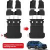 imageLASFIT Full Set Floor Mats for Subaru Outback 2026 All Weather TPE Custom Fit Floor Liners 1st amp 2nd Row amp Seat Back Mat amp Cargo Mat for Outback 2026Black4For Subaru Outback  2026