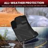 imageLASFIT Full Set Floor Mats for Subaru Outback 2026 All Weather TPE Custom Fit Floor Liners 1st amp 2nd Row amp Seat Back Mat amp Cargo Mat for Outback 2026Black4For Subaru Outback  20202025
