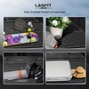 image:imageLASFIT Floor Mats amp Cargo Liner with Backrest Mat for Chevy Traverse 20242026 Only 8 Seats amp GMC Acadia 20242026 Only 8 Seats All Weather TPE Custom Fit Car Floor Liners Full Seat BlackCargo Liner for TahoeYukonEscalade 20212026