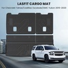 image:imageLASFIT Floor Mats amp Cargo Liner with Backrest Mat for Chevy Traverse 20242026 Only 8 Seats amp GMC Acadia 20242026 Only 8 Seats All Weather TPE Custom Fit Car Floor Liners Full Seat BlackCargo Liner for TahoeYukonEscalade 20152020