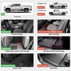 image:imageLASFIT Floor Mats amp Cargo Liner with Backrest Mat for Chevy Traverse 20242026 Only 8 Seats amp GMC Acadia 20242026 Only 8 Seats All Weather TPE Custom Fit Car Floor Liners Full Seat BlackCrew CabBucket Without UnderSeat Storage Box