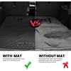 image:imageLASFIT Floor Mats amp Cargo Liner with Backrest Mat for Chevy Traverse 20242026 Only 8 Seats amp GMC Acadia 20242026 Only 8 Seats All Weather TPE Custom Fit Car Floor Liners Full Seat BlackCargo Liner for GMC Acadia 20172023