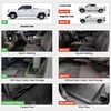 image:imageLASFIT Floor Mats amp Cargo Liner with Backrest Mat for Chevy Traverse 20242026 Only 8 Seats amp GMC Acadia 20242026 Only 8 Seats All Weather TPE Custom Fit Car Floor Liners Full Seat BlackDouble CabBench With UnderSeat Storage Box