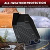 image:imageLASFIT Floor Mats amp Cargo Liner with Backrest Mat for Chevy Traverse 20242026 Only 8 Seats amp GMC Acadia 20242026 Only 8 Seats All Weather TPE Custom Fit Car Floor Liners Full Seat BlackFloor Mats  Cargo Liner for Equinox EV 20242026