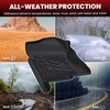 image:imageLASFIT Floor Mats amp Cargo Liner with Backrest Mat for Chevy Traverse 20242026 Only 8 Seats amp GMC Acadia 20242026 Only 8 Seats All Weather TPE Custom Fit Car Floor Liners Full Seat BlackMats for 15002500HD3500HD Crew Cab 19992007