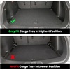 image:imageLASFIT Floor Mats amp Cargo Liner with Backrest Mat for Chevy Traverse 20242026 Only 8 Seats amp GMC Acadia 20242026 Only 8 Seats All Weather TPE Custom Fit Car Floor Liners Full Seat BlackFor Trailblazer 20212026 AWDUpper Deck Position