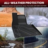 image:imageLASFIT Floor Mats for Chevy SilveradoGMC Sierra Extended Cab 1500 25002500HD 19992007 3500HD 200120072007 Fit Classic Body Only All Weather TPE Custom Fit Floor Mats for Cars 1st amp 2nd Row5 X7 7Seat 20192026  Floor Mats Full Set