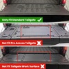 image:imageLASFIT Truck Tailgate Mat 20192026 for Chevrolet Chevy Silverado 1500 Only MultiFlex Tailgate amp GMC Sierra 1500 Only Fit Multipro Tailgate All Weather TPE Mat Not Fit Dropin Liners1 For F1501526Tailgate Mat Wo Work Surface