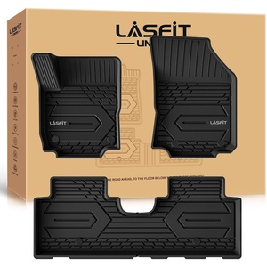 image:imageLASFIT Floor Mats amp Cargo Liner with Backrest Mat for Chevy Traverse 20242026 Only 8 Seats amp GMC Acadia 20242026 Only 8 Seats All Weather TPE Custom Fit Car Floor Liners Full Seat BlackFloor Mats for EquinoxTerrain 20182024