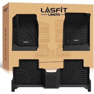 image:imageLASFIT Floor Mats amp Cargo Liner with Backrest Mat for Chevy Traverse 20242026 Only 8 Seats amp GMC Acadia 20242026 Only 8 Seats All Weather TPE Custom Fit Car Floor Liners Full Seat BlackFloor Mats for ColoradoCanyon 20152022 Crew Cab
