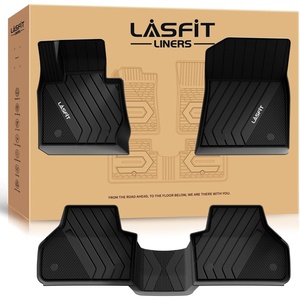 image:imageLASFIT Floor Mats for Chevy SilveradoGMC Sierra Extended Cab 1500 25002500HD 19992007 3500HD 200120072007 Fit Classic Body Only All Weather TPE Custom Fit Floor Mats for Cars 1st amp 2nd Row2 X3 20112017  X4 20152018  Floor Mats