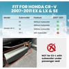 image:imageLASFIT Rear Seat Back Protector for Honda CRV 20122016 All Weather TPE Pet Friendly Custom Fit CRV Second Row Back Seat Cover Backseat Mat Liner Accessories Black2For Honda CRV  20072011  Full Set