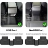 image:imageLASFIT Rear Seat Back Protector for Honda CRV 20122016 All Weather TPE Pet Friendly Custom Fit CRV Second Row Back Seat Cover Backseat Mat Liner Accessories Black1For Honda Civic  20222026  1st  2nd Row Rear Seats With or Without USB Ports