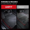 image:imageLASFIT Rear Seat Back Protector for Honda CRV 20122016 All Weather TPE Pet Friendly Custom Fit CRV Second Row Back Seat Cover Backseat Mat Liner Accessories Black6For Honda HRV  20232027  Full Set