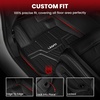 image:imageLASFIT Rear Seat Back Protector for Honda CRV 20122016 All Weather TPE Pet Friendly Custom Fit CRV Second Row Back Seat Cover Backseat Mat Liner Accessories Black2For Honda CRV  20172022  Full Set Cargo Mat in Upper Position