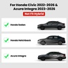 image:imageLASFIT Rear Seat Back Protector for Honda CRV 20122016 All Weather TPE Pet Friendly Custom Fit CRV Second Row Back Seat Cover Backseat Mat Liner Accessories Black1For Honda Civic  20222026  1st  2nd Row Rear Seats With or Without USB Ports