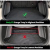 image:imageLASFIT Rear Seat Back Protector for Honda CRV 20122016 All Weather TPE Pet Friendly Custom Fit CRV Second Row Back Seat Cover Backseat Mat Liner Accessories Black2For Honda CRV  20172022  Full Set Cargo Mat in Upper Position
