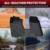 image:imageLASFIT Rear Seat Back Protector for Honda CRV 20122016 All Weather TPE Pet Friendly Custom Fit CRV Second Row Back Seat Cover Backseat Mat Liner Accessories Black2For Honda CRV  20072011  Full Set