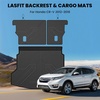 image:imageLASFIT Rear Seat Back Protector for Honda CRV 20122016 All Weather TPE Pet Friendly Custom Fit CRV Second Row Back Seat Cover Backseat Mat Liner Accessories Black2For Honda CRV  20122016  Cargo Mat with Backrest Mat