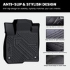 image:imageLASFIT Rear Seat Back Protector for Honda CRV 20122016 All Weather TPE Pet Friendly Custom Fit CRV Second Row Back Seat Cover Backseat Mat Liner Accessories Black6For Honda HRV  20232027  Full Set